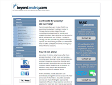 Tablet Screenshot of beyondanxiety.com